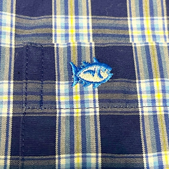 Southern Tide men’s size Large blue plaid long sleeve button down shirt 💙 - Picture 6 of 6